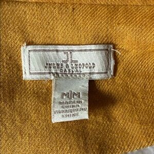 Jules & Leopold Casual Yellow Ruched Sleeve Jacket